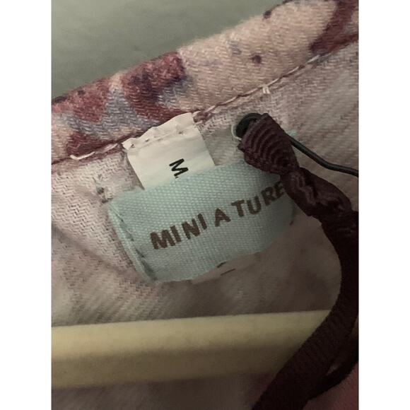 Mini a Ture Copenhagen Dress Plum Blue Cream Floral Drop Waist Twirl 110 / 5 - Picture 3 of 6